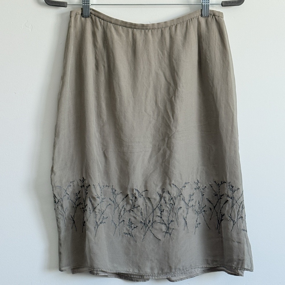 100%‎ Silk Skirt Woodland Fairy Ethereal Nature Sz 10 Wildkind Boho